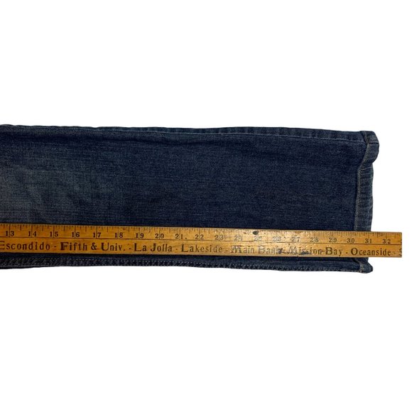 Old Navy Maternity Low Rise Boot Cut Knit Panel Womens Jeans Tag 30 Blue W30xL31 - Picture 9 of 12